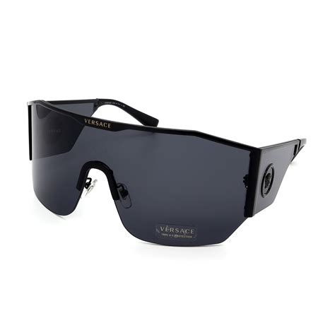 versace black shield sunglasses|Versace sunglasses official website.